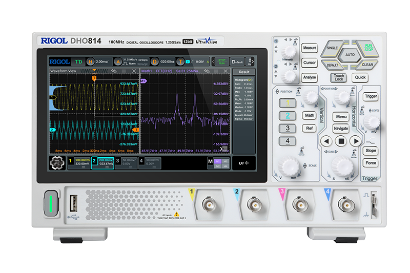 DHO800超便攜經(jīng)濟型高分辨率示波器